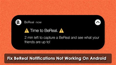 time to bereal notification|BeReal Notifications Fix, Specifically Regarding Timer。